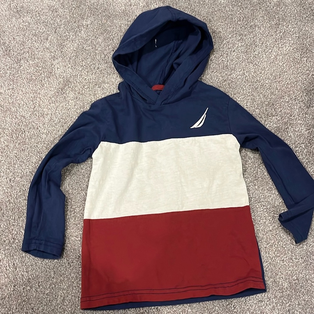 Toddler boy hooded long sleeve